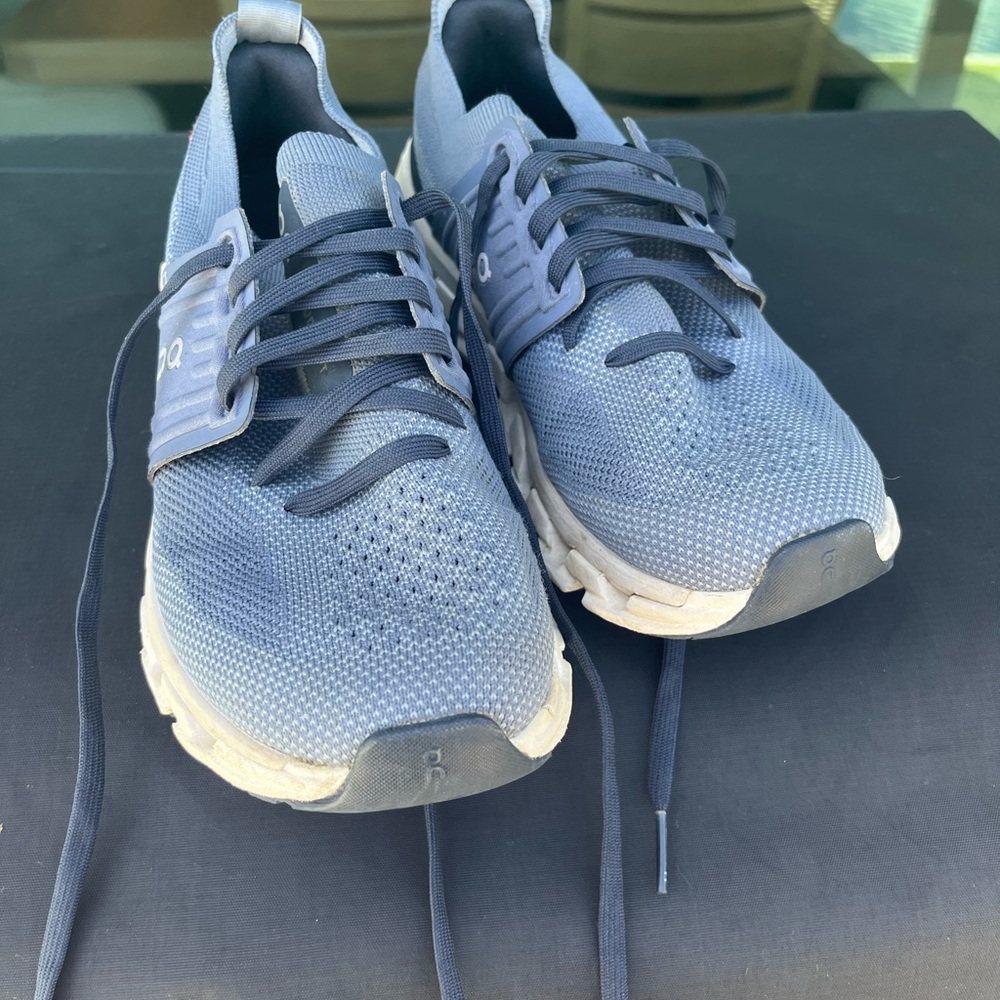 On Running Blue Athletic Shoes